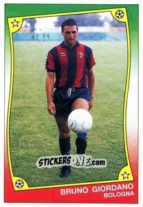 Sticker Bruno Giordano - Ale O-Oh! Stickers 1989-1990
 n. 16 - Panini