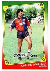 Cromo Carlos Aquilera - Ale O-Oh! Stickers 1989-1990
 n. 30 - Panini