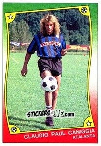 Sticker Claudio Paul Caniggia - Ale O-Oh! Stickers 1989-1990
 n. 4 - Panini