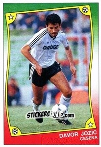 Figurina Davor Jozic - Ale O-Oh! Stickers 1989-1990
 n. 21 - Panini