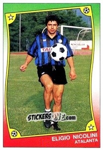Cromo Eligio Nicolini - Ale O-Oh! Stickers 1989-1990
 n. 8 - Panini