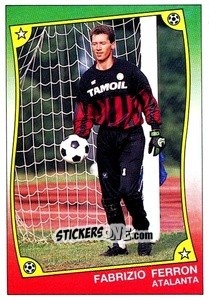 Figurina Fabrizio Ferron - Ale O-Oh! Stickers 1989-1990
 n. 7 - Panini