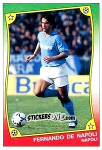 Cromo Fernando De Napoli - Ale O-Oh! Stickers 1989-1990
 n. 63a - Panini