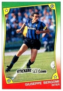 Cromo Giuseppe Bergomi - Ale O-Oh! Stickers 1989-1990
 n. 34a - Panini