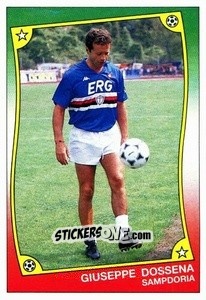 Figurina Giuseppe Dossena - Ale O-Oh! Stickers 1989-1990
 n. 66 - Panini