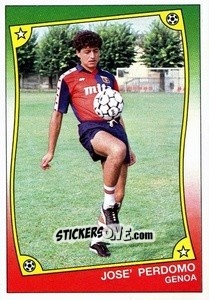 Cromo José Perdomo - Ale O-Oh! Stickers 1989-1990
 n. 31 - Panini