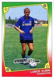 Cromo Lubos Kubik - Ale O-Oh! Stickers 1989-1990
 n. 28 - Panini