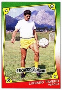 Sticker Luciano Favero - Ale O-Oh! Stickers 1989-1990
 n. 78 - Panini