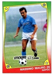Sticker Massimo Mauro - Ale O-Oh! Stickers 1989-1990
 n. 63 - Panini