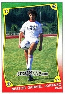 Cromo Nestor Gabriel Lorenzo - Ale O-Oh! Stickers 1989-1990
 n. 11 - Panini