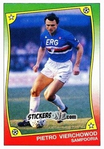 Sticker Pietro Vierchowod - Ale O-Oh! Stickers 1989-1990
 n. 71 - Panini