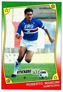 Sticker Roberto Mancini - Ale O-Oh! Stickers 1989-1990
 n. 68 - Panini