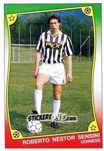 Figurina Roberto Nestor Sensini - Ale O-Oh! Stickers 1989-1990
 n. 76 - Panini