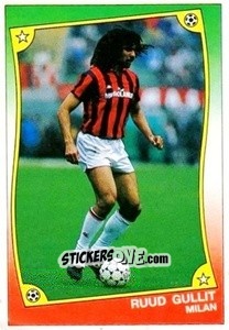 Cromo Ruud Gullit - Ale O-Oh! Stickers 1989-1990
 n. 52 - Panini