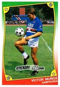 Figurina Victor Muñoz - Ale O-Oh! Stickers 1989-1990
 n. 69 - Panini