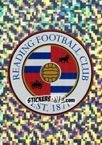 Cromo Reading Club Badge - Premier League Inglese 2012-2013 n. 209 - Topps