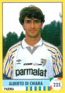Sticker Alberto Di Chiara - Il Grande Calcio 1992
 n. 235 - Vallardi