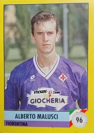 Cromo Alberto Malusci - Il Grande Calcio 1992
 n. 96 - Vallardi