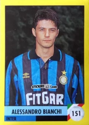 Cromo Alessandro Bianchi - Il Grande Calcio 1992
 n. 151 - Vallardi