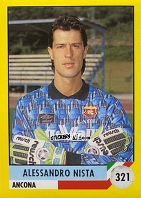 Sticker Alessandro Nista - Il Grande Calcio 1992
 n. 321 - Vallardi