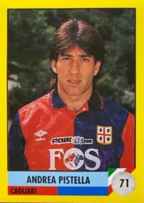 Figurina Andrea Pistella - Il Grande Calcio 1992
 n. 71 - Vallardi