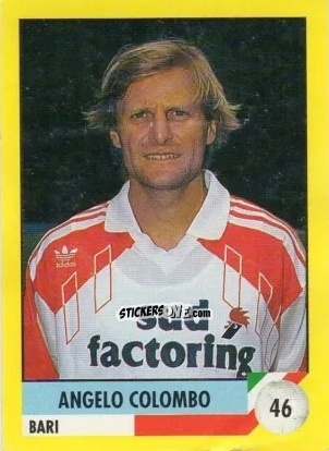 Cromo Angelo Colombo - Il Grande Calcio 1992
 n. 46 - Vallardi