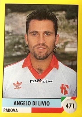 Cromo Angelo Di Livio - Il Grande Calcio 1992
 n. 471 - Vallardi