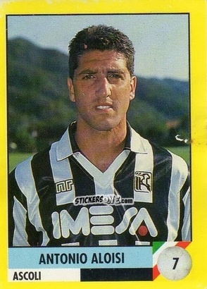 Cromo Antonio Aloisi - Il Grande Calcio 1992
 n. 7 - Vallardi