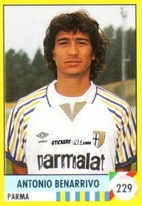Sticker Antonio Benarrivo - Il Grande Calcio 1992
 n. 229 - Vallardi