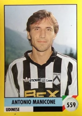 Sticker Antonio Manicone - Il Grande Calcio 1992
 n. 559 - Vallardi