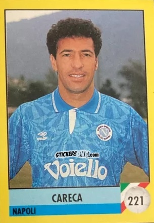 Sticker Careca - Il Grande Calcio 1992
 n. 221 - Vallardi