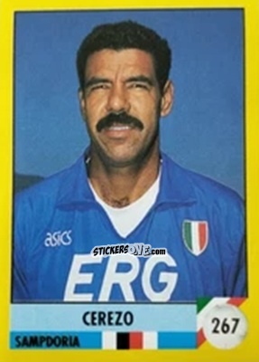 Cromo Cerezo - Il Grande Calcio 1992
 n. 267 - Vallardi