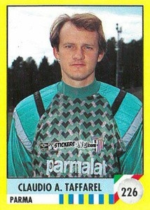 Sticker Claudio A. Taffarel - Il Grande Calcio 1992
 n. 226 - Vallardi
