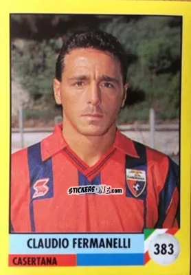 Figurina Claudio Fermanelli - Il Grande Calcio 1992
 n. 383 - Vallardi