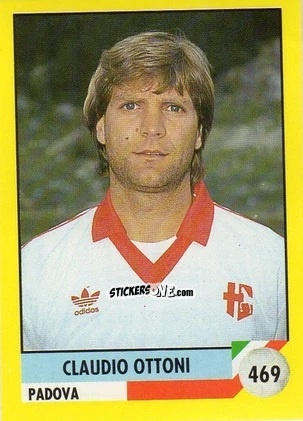 Cromo Claudio Ottoni - Il Grande Calcio 1992
 n. 469 - Vallardi