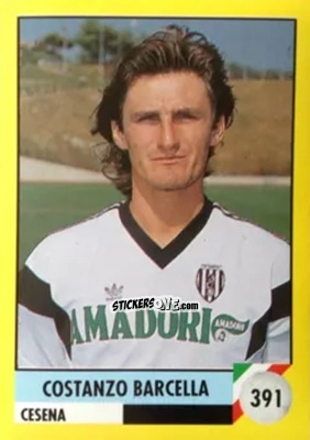Cromo Costanzo Barcella - Il Grande Calcio 1992
 n. 391 - Vallardi