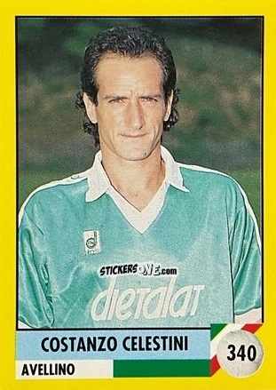 Sticker Costanzo Celestini - Il Grande Calcio 1992
 n. 340 - Vallardi