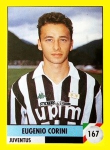 Figurina Eugenio Corini - Il Grande Calcio 1992
 n. 167 - Vallardi