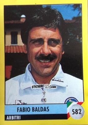 Figurina Fabio Baldas - Il Grande Calcio 1992
 n. 582 - Vallardi