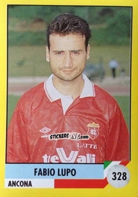 Sticker Fabio Lupo - Il Grande Calcio 1992
 n. 328 - Vallardi