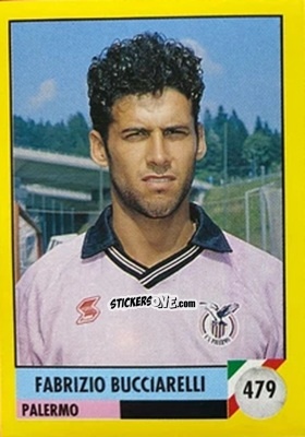 Sticker Fabrizio Bucciarelli - Il Grande Calcio 1992
 n. 479 - Vallardi