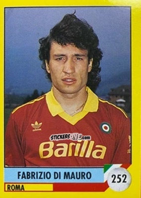 Cromo Fabrizio Di Mauro - Il Grande Calcio 1992
 n. 252 - Vallardi