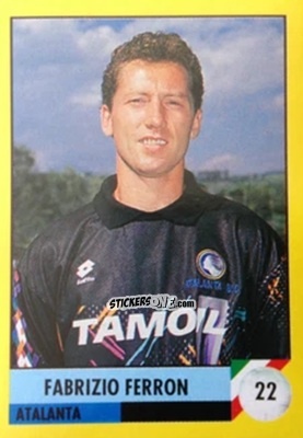 Figurina Fabrizio Ferron - Il Grande Calcio 1992
 n. 22 - Vallardi