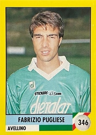 Cromo Fabrizio Pugliese - Il Grande Calcio 1992
 n. 346 - Vallardi