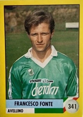 Cromo Francesco Fonte - Il Grande Calcio 1992
 n. 341 - Vallardi
