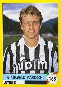 Sticker Giancarlo Marocchi - Il Grande Calcio 1992
 n. 168 - Vallardi