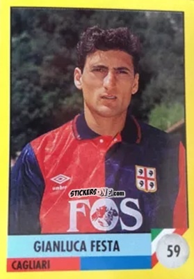 Cromo Gianluca Festa - Il Grande Calcio 1992
 n. 59 - Vallardi