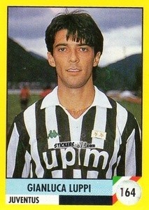 Sticker Gianluca Luppi - Il Grande Calcio 1992
 n. 164 - Vallardi