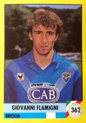 Sticker Giovanni Flamigni - Il Grande Calcio 1992
 n. 362 - Vallardi