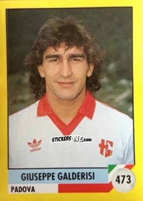Sticker Giuseppe Galderisi - Il Grande Calcio 1992
 n. 473 - Vallardi